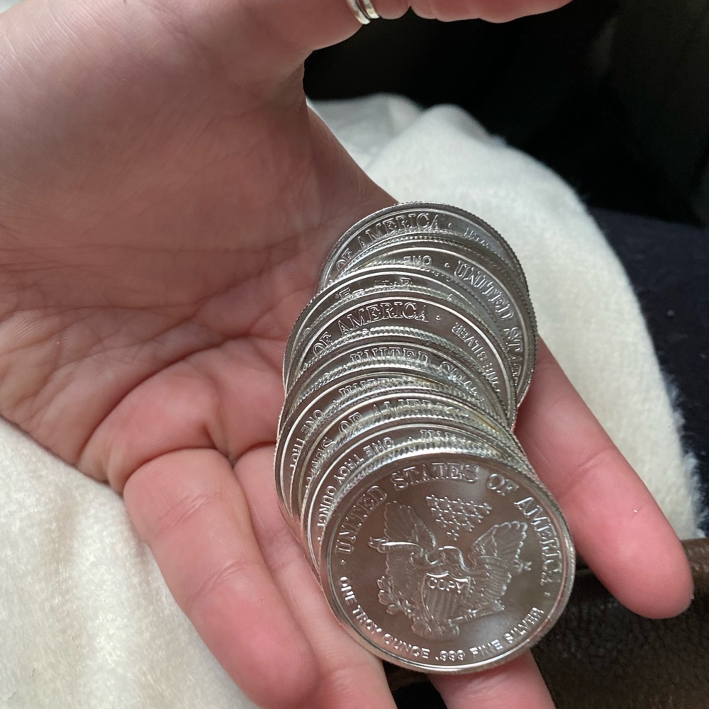 Silver coins